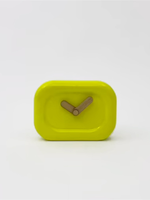 HORLOGE CERAMIQUE - BAZAR DELUXE -  Yellow , Home design Bensimon