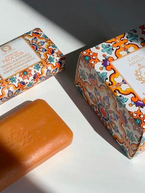 SAVON SUNSET IN PROCIDA - CASA AMALFI -  Orange , Home design Bensimon