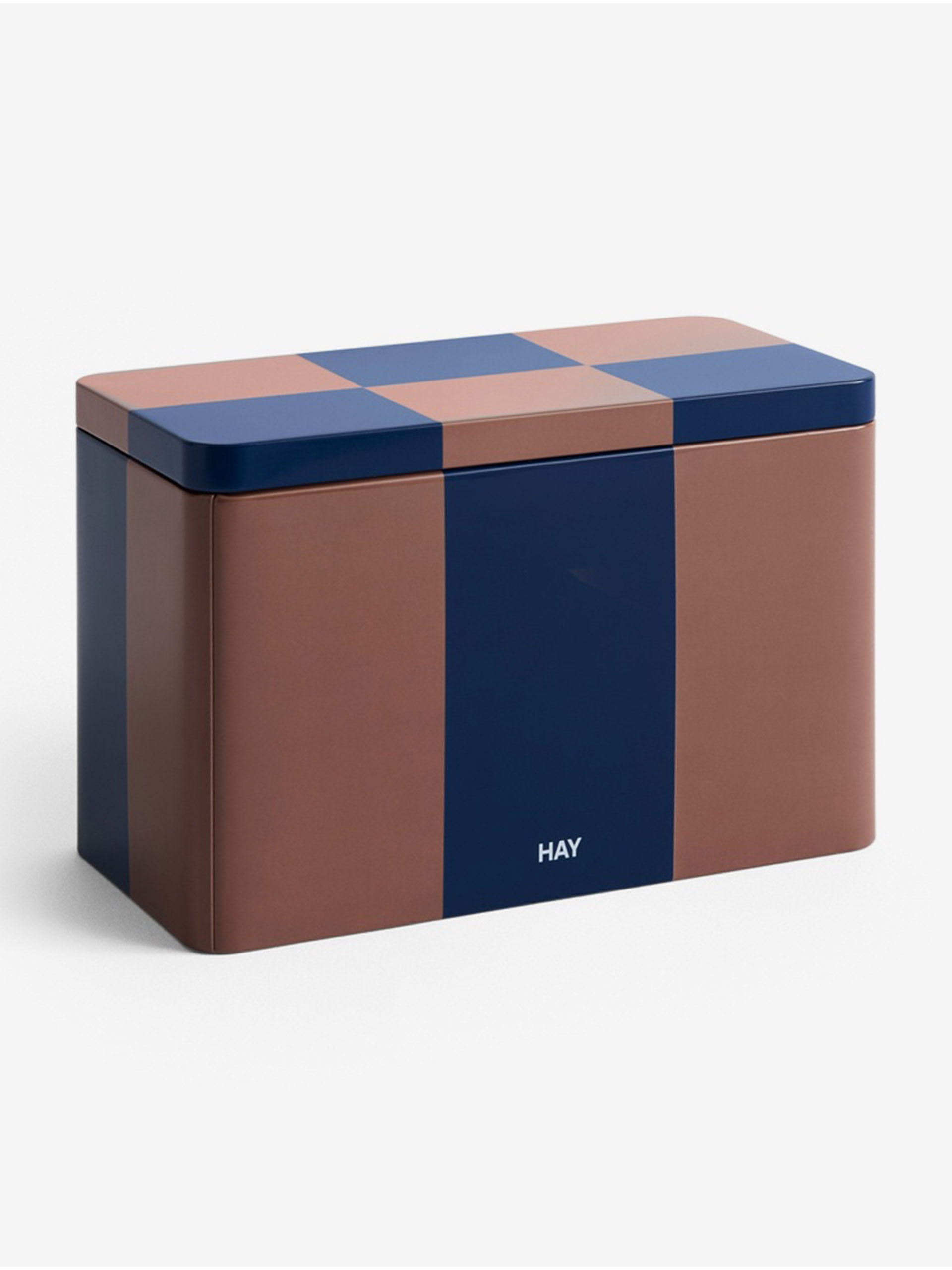 BOITE EN METAL MARRON/MARINE - HAY - Brown , Home design Bensimon