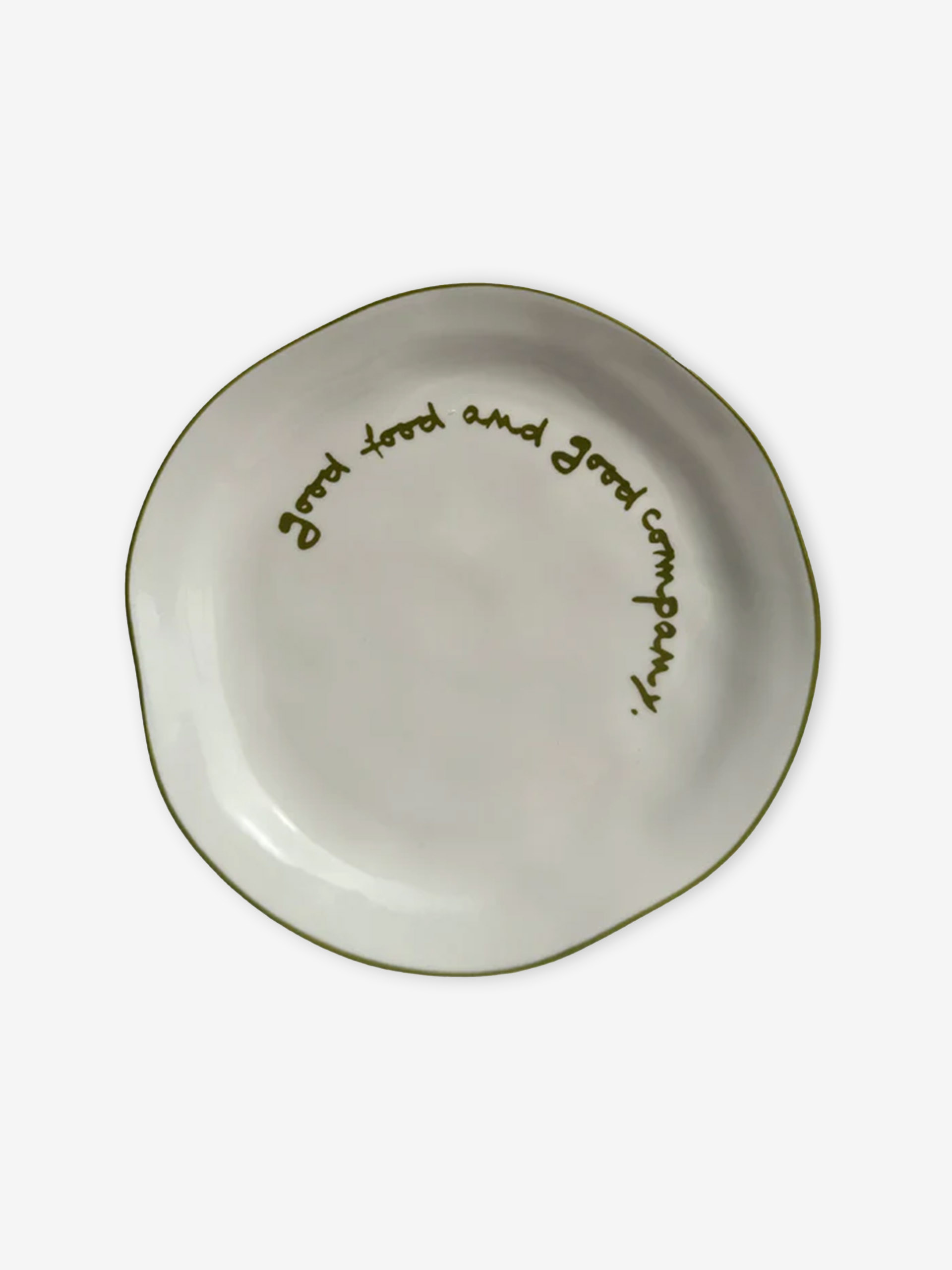 ASSIETTE GOOD FOOD GOOD COMPANY - THE ECLECTIC LIFESTYLE -  Green , Home design Bensimon