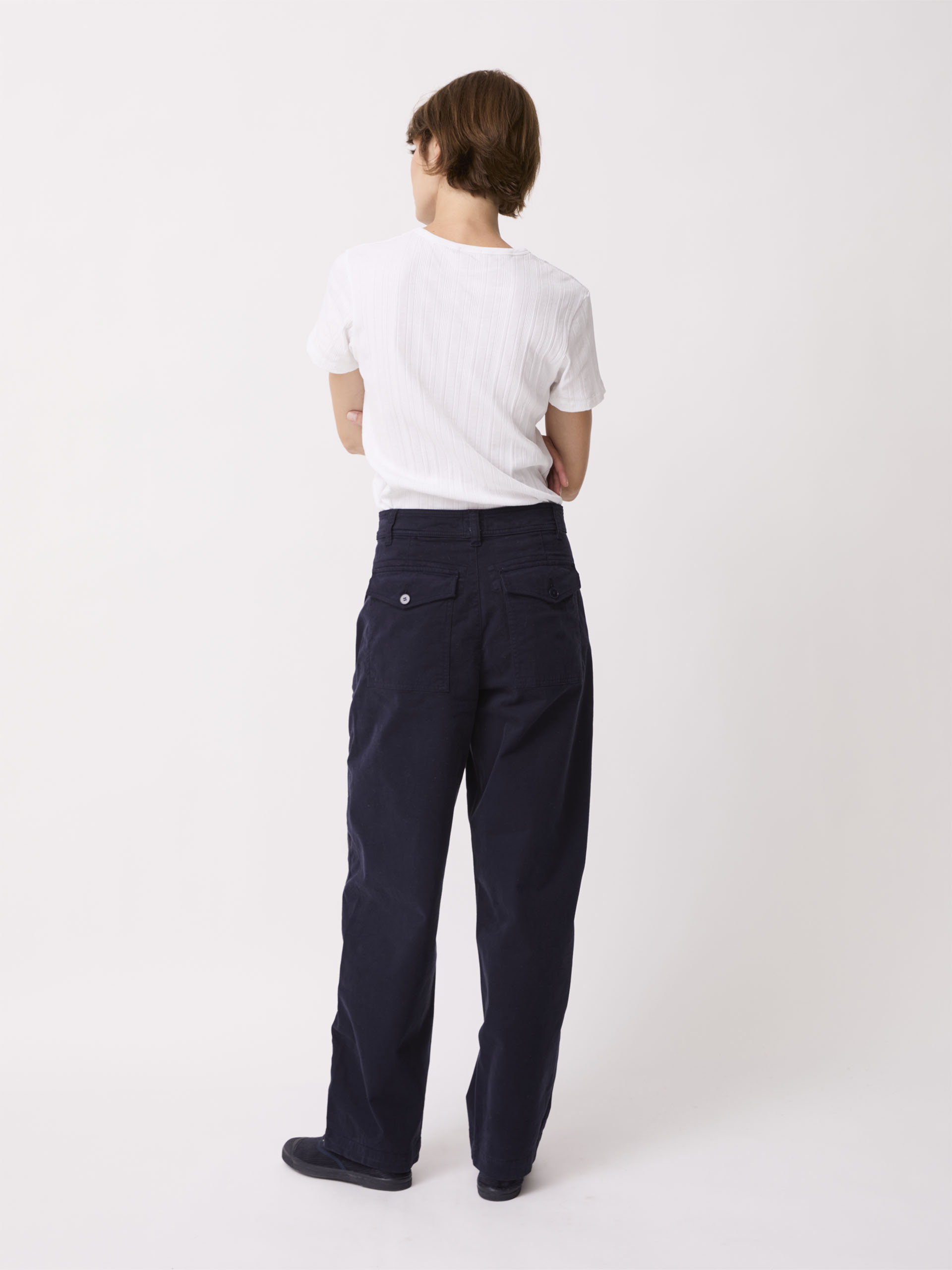 PERINE TROUSERS -  Bleu nuit , Ready-to-wear Bensimon