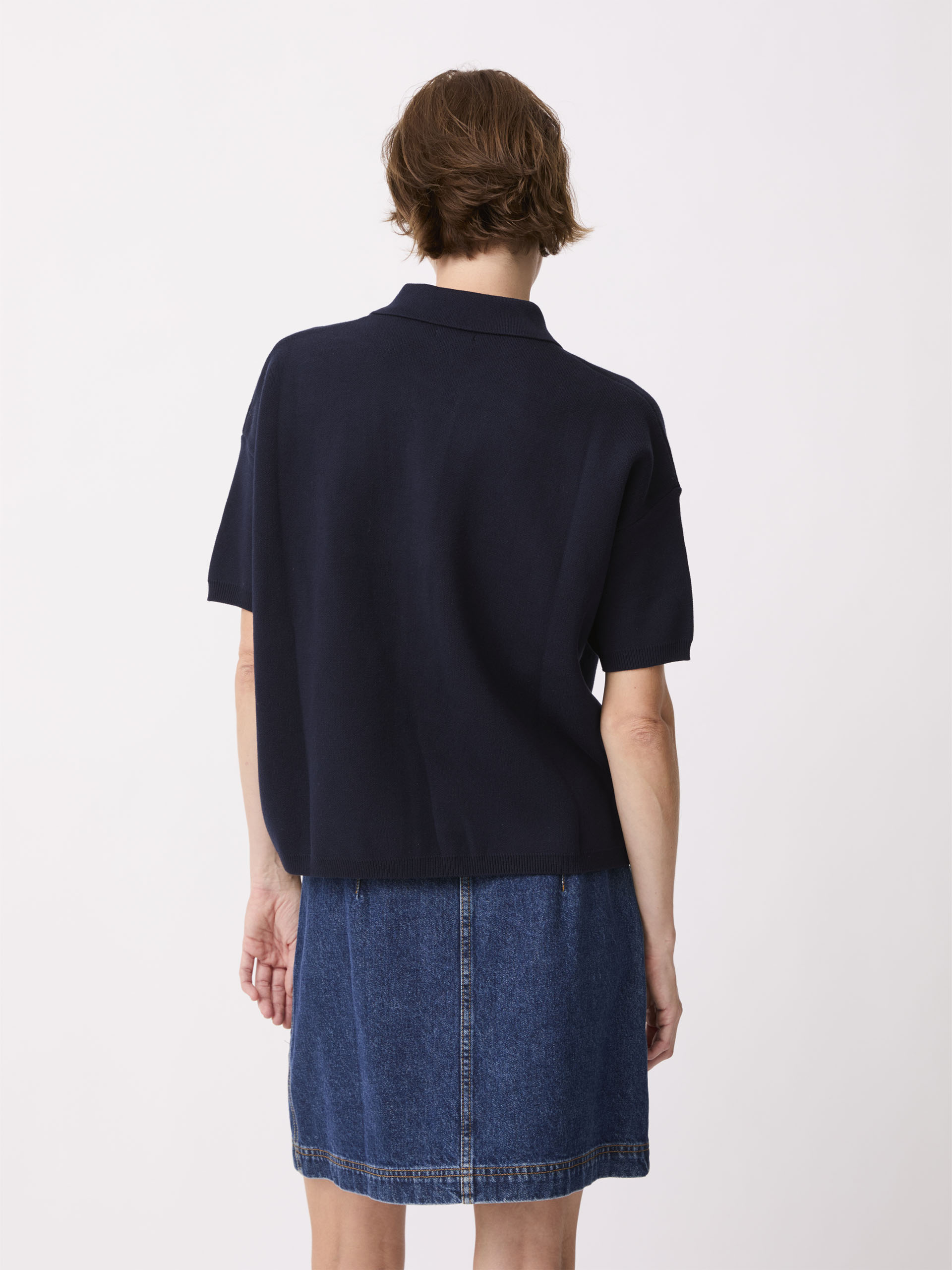 PHILOMENE POLO -  Bleu nuit , Ready-to-wear Bensimon
