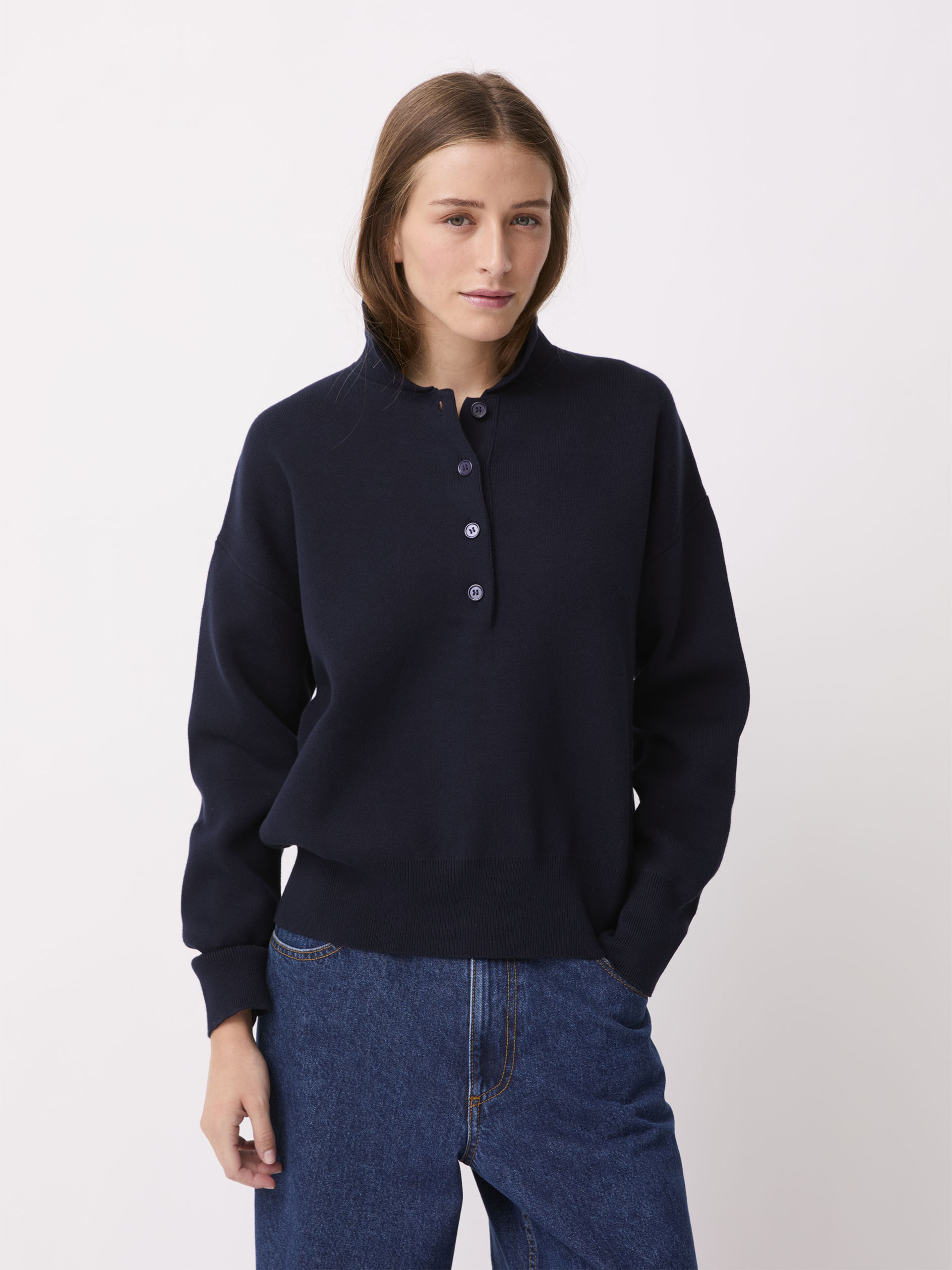 PEREZ SWEATER -  Bleu nuit , Ready-to-wear Bensimon