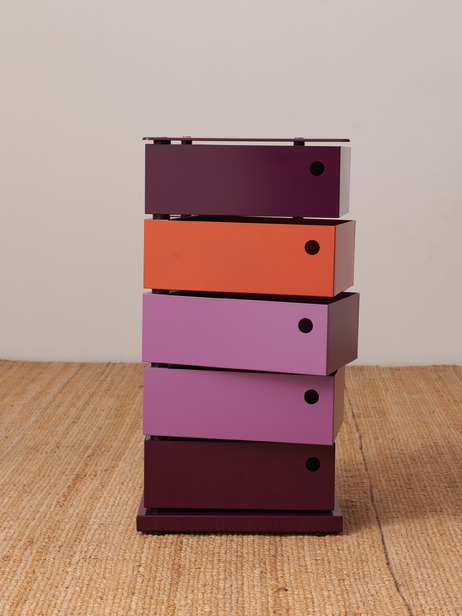 MEUBLE 5 TIROIRS PIVOTANTS -  Plum , Home design Bensimon