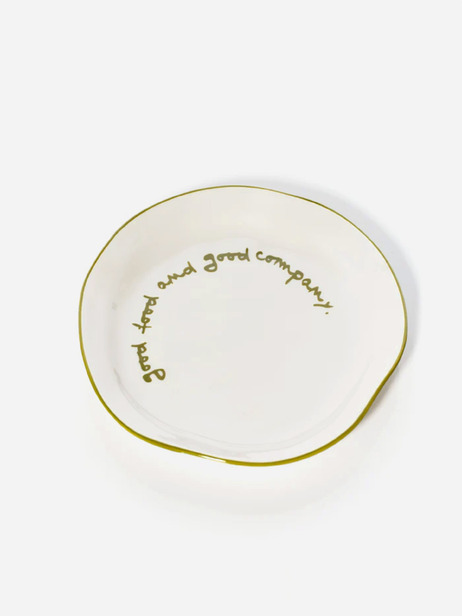 ASSIETTE GOOD FOOD GOOD COMPANY - THE ECLECTIC LIFESTYLE -  Green , Home design Bensimon