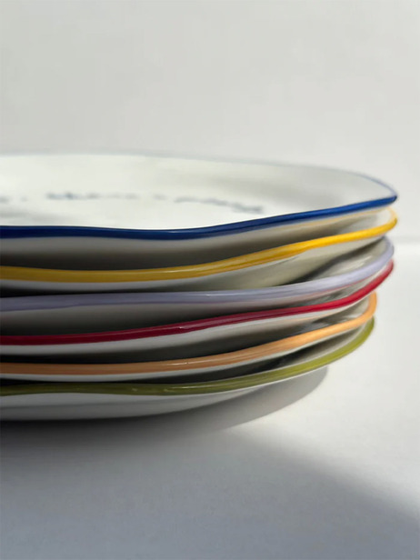 ASSIETTE GOOD FOOD GOOD COMPANY - THE ECLECTIC LIFESTYLE -  Green , Home design Bensimon