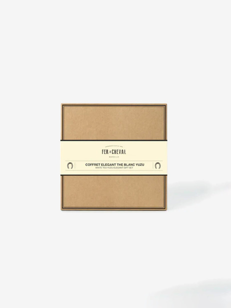 ELEGANT YUZU WHITE TEA GIFT SET - FER A CHEVAL -  White , Home design Bensimon