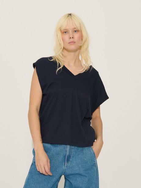 LUCIA T-SHIRT -  Bleu nuit , Ready-to-wear Bensimon