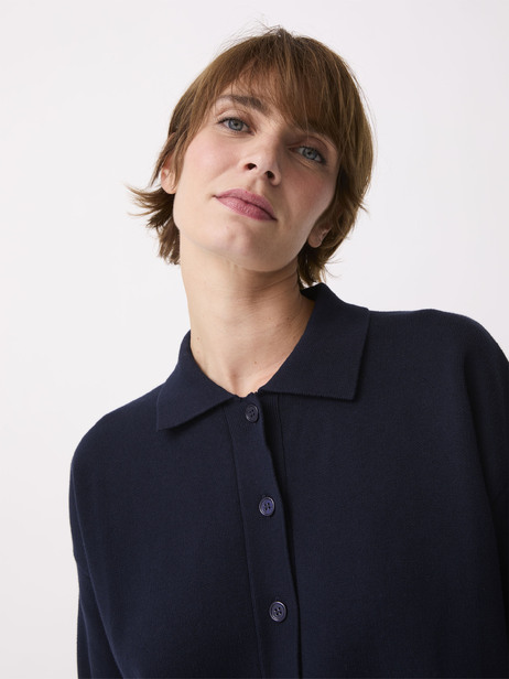 PHILOMENE POLO -  Bleu nuit , Ready-to-wear Bensimon