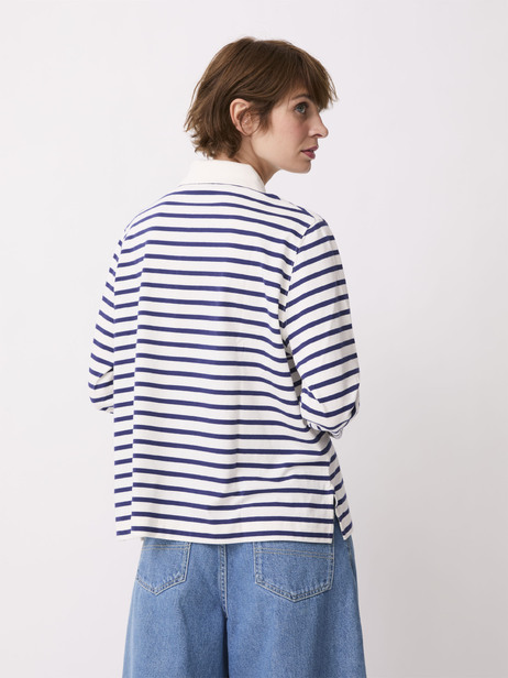 PACO POLO -  White - indigo , Ready-to-wear Bensimon