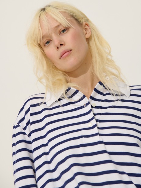 PACO POLO -  White - indigo , Ready-to-wear Bensimon