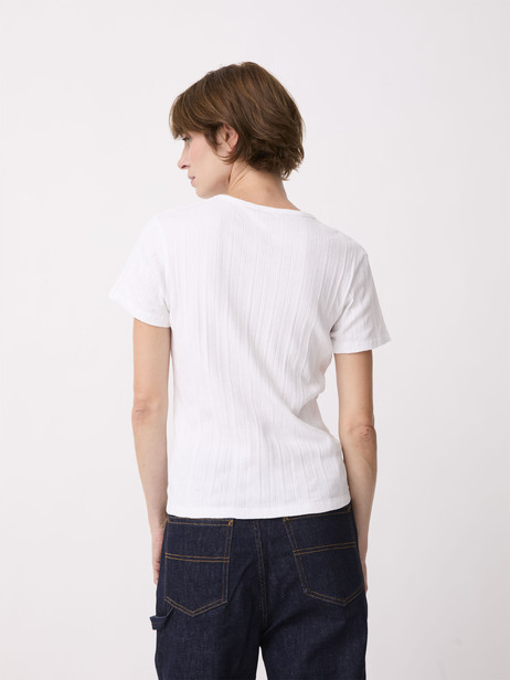 PAULETTE T-SHIRT -  White , Ready-to-wear Bensimon