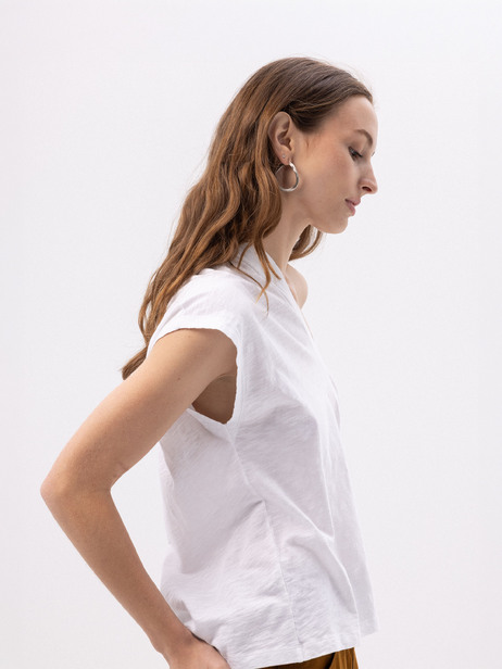 LUCIA T-SHIRT -  White , Ready-to-wear Bensimon