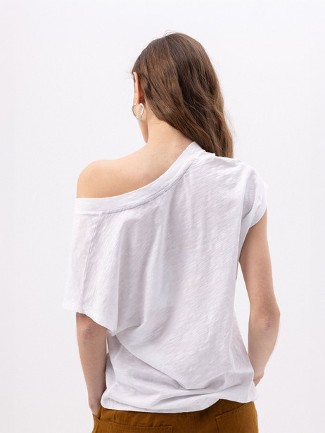 LUCIA T-SHIRT -  White , Ready-to-wear Bensimon