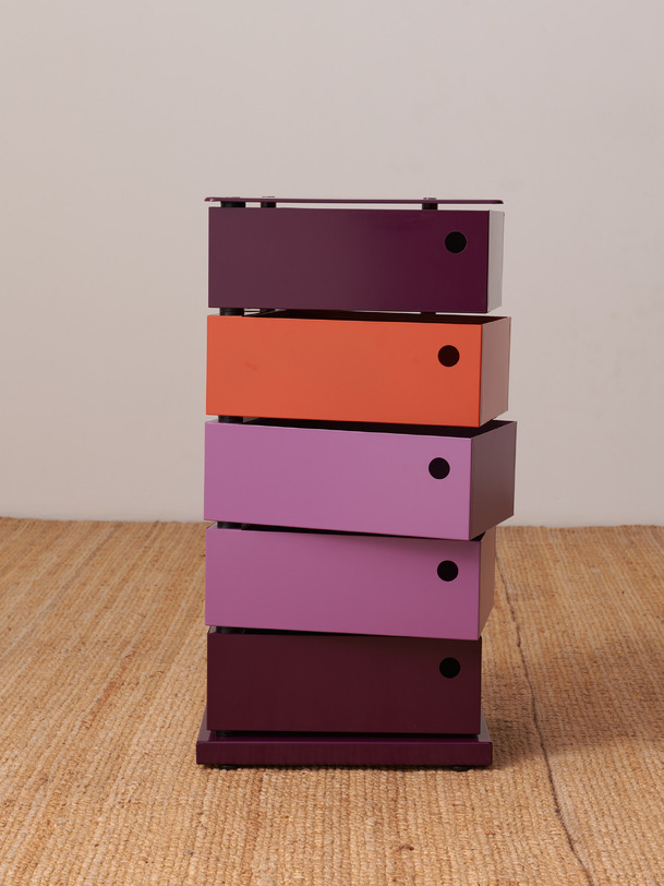 MEUBLE 5 TIROIRS PIVOTANTS -  Plum , Home design Bensimon