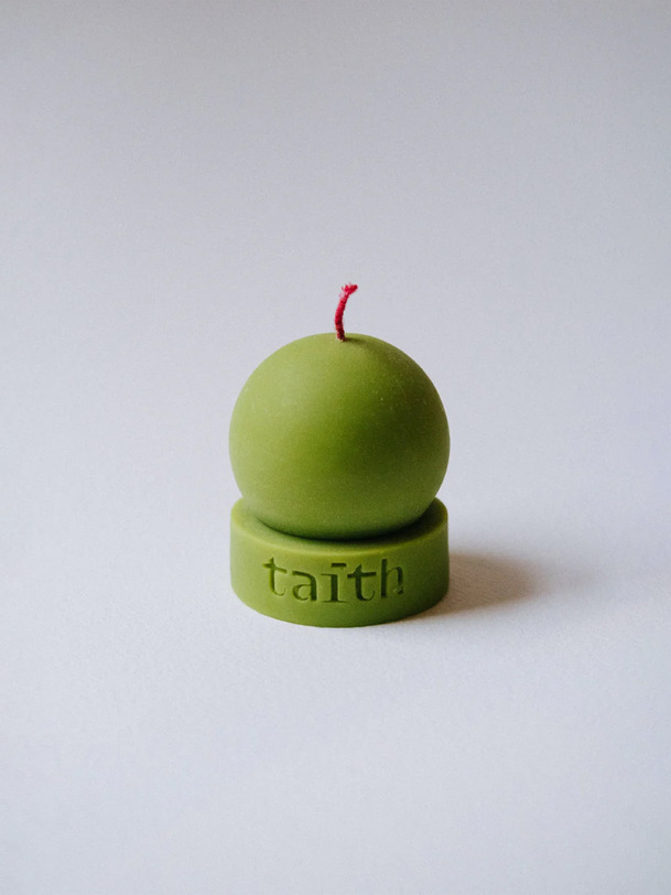 LU CANDLE GREEN - TAITH -  Green , Home design Bensimon