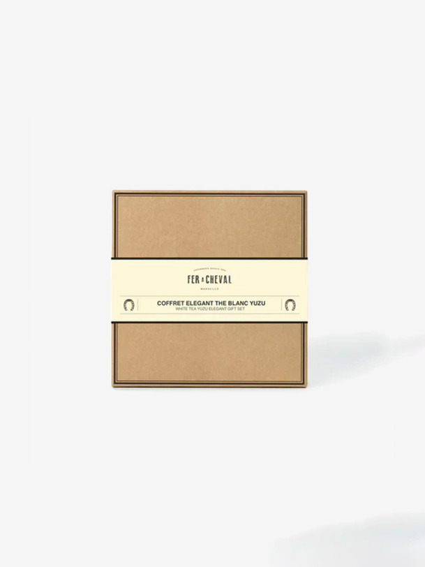 ELEGANT YUZU WHITE TEA GIFT SET - FER A CHEVAL -  White , Home design Bensimon