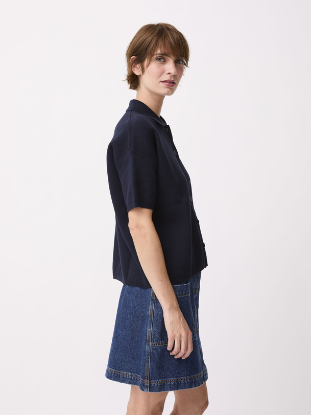 PHILOMENE POLO -  Bleu nuit , Ready-to-wear Bensimon