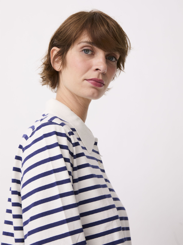 PACO POLO -  White - indigo , Ready-to-wear Bensimon