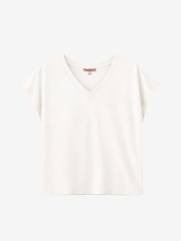 LUCIA T-SHIRT -  White , Ready-to-wear Bensimon