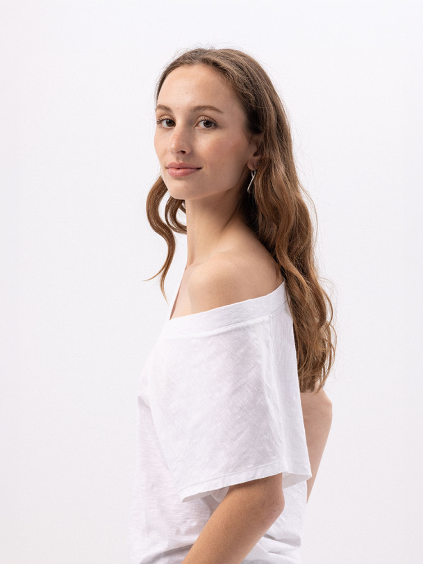 LUCIA T-SHIRT -  White , Ready-to-wear Bensimon