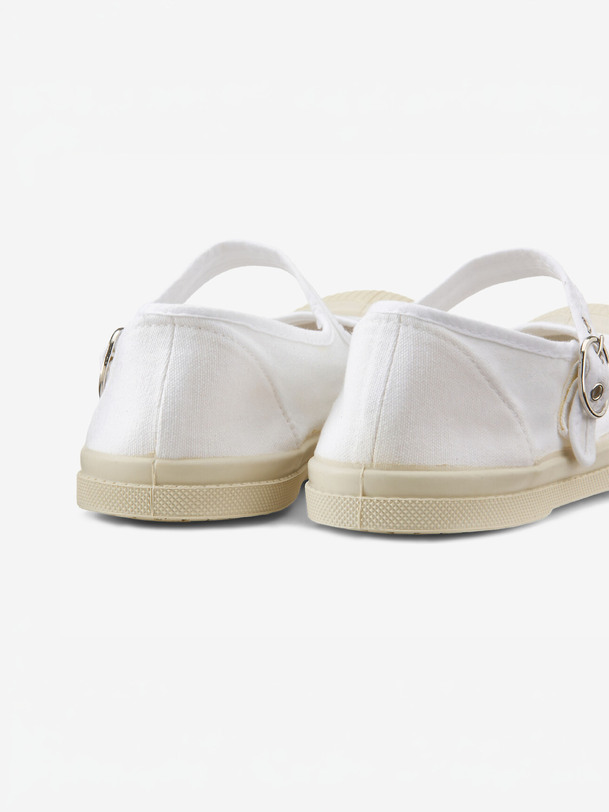 WOMEN'S BABIES TENNIS SHOES -  White , Tennis & Shoes Bensimon