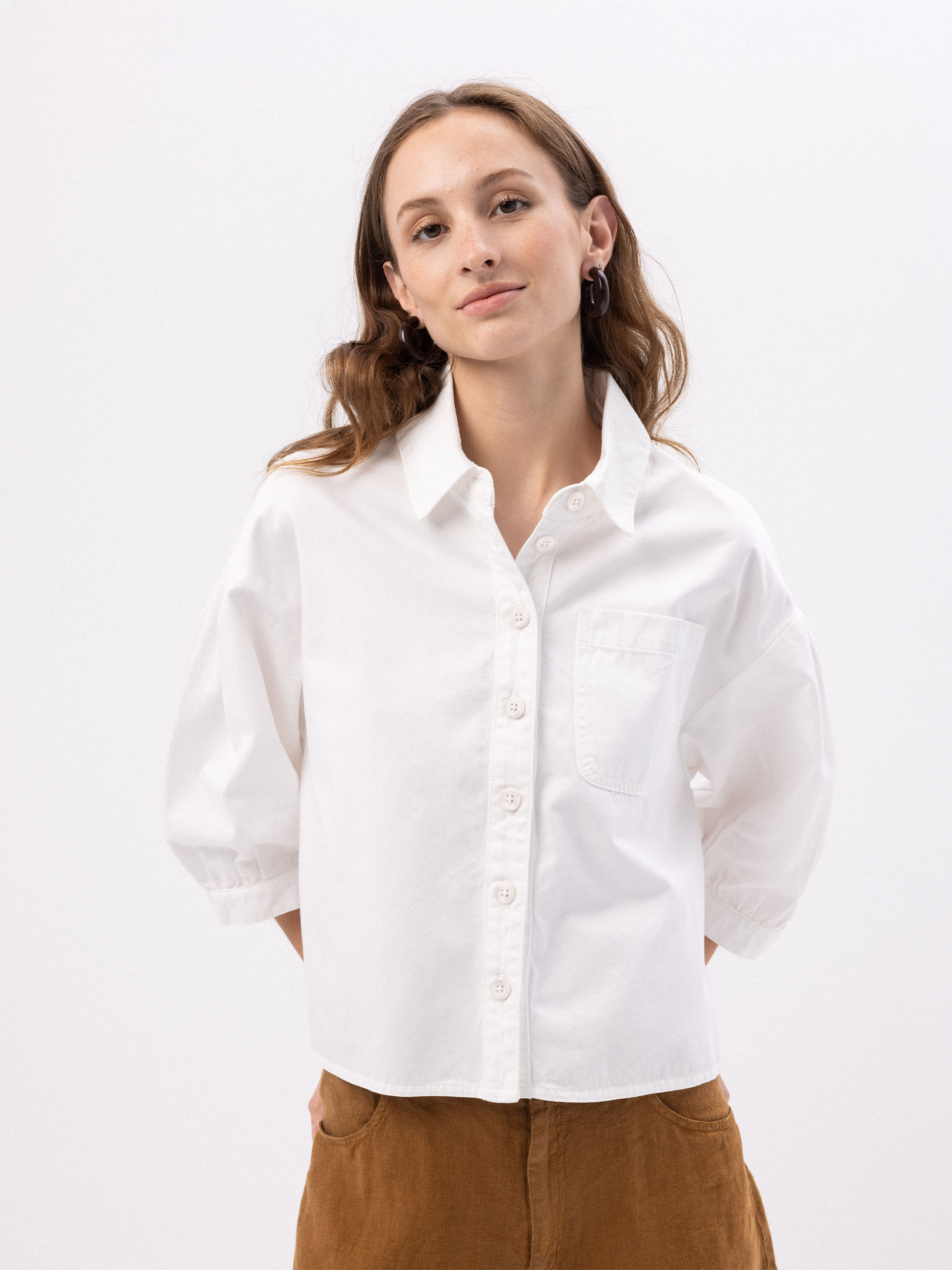 PRETTINA SHIRT -  White , Ready-to-wear Bensimon