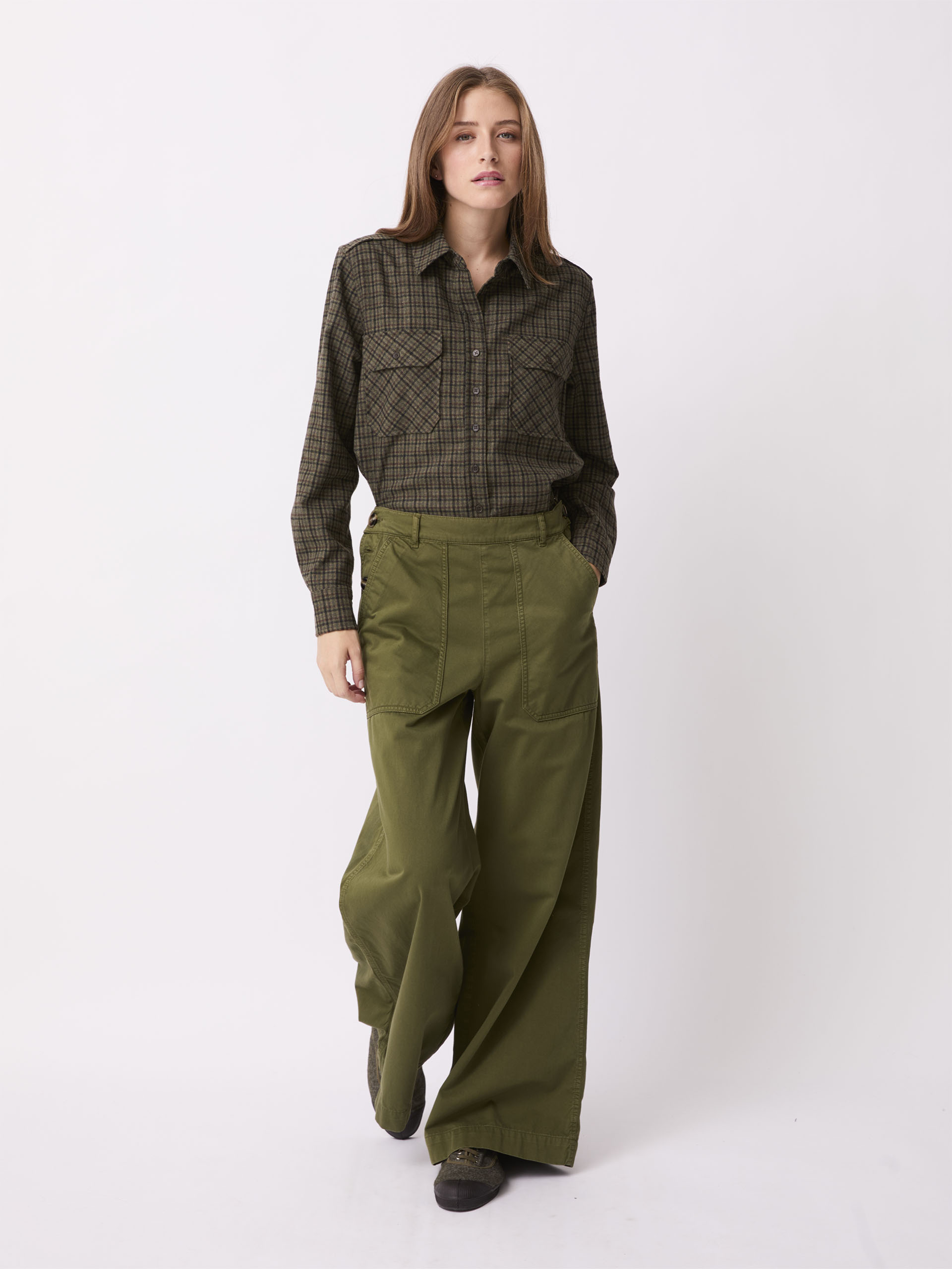 PACOME TROUSERS -  Khaki , Ready-to-wear Bensimon