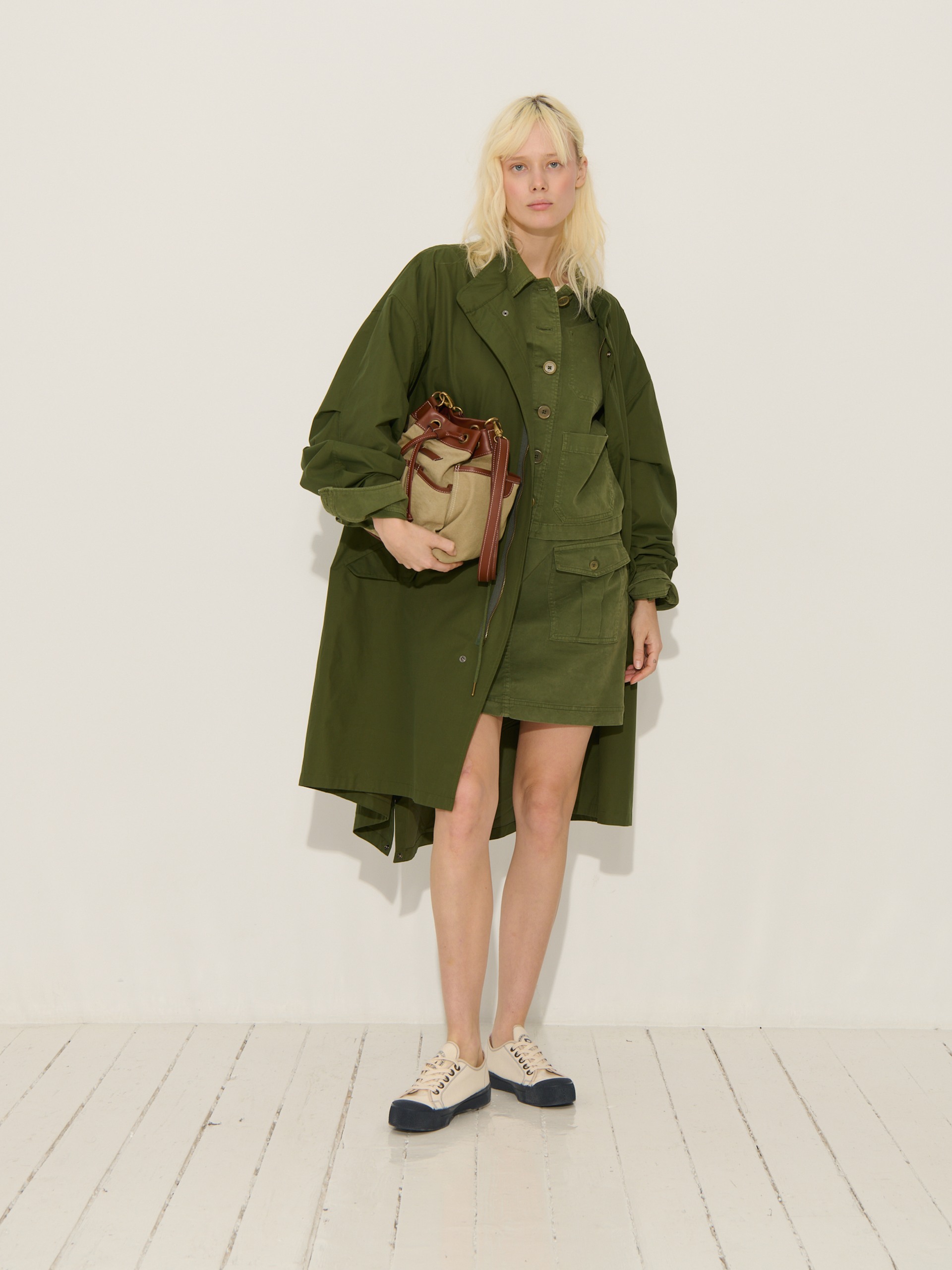 PHILIPE PARKA -  Khaki , Ready-to-wear Bensimon