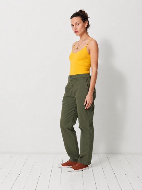 BEGONIA TROUSERS -  Khaki , Ready-to-wear Bensimon