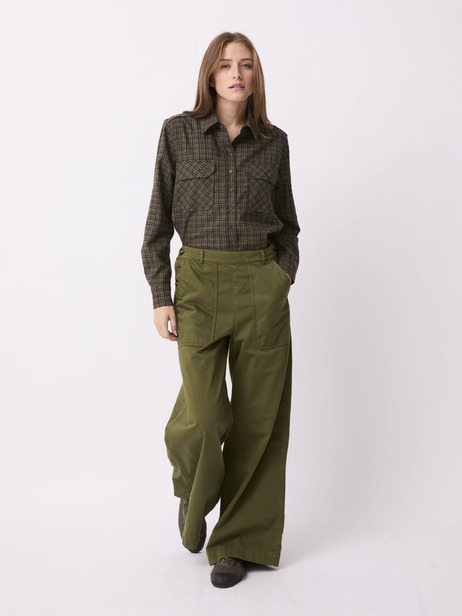 PACOME TROUSERS -  Khaki , Ready-to-wear Bensimon