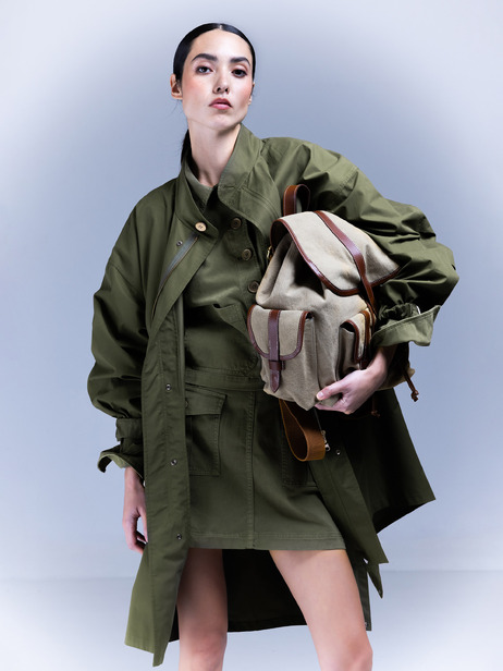 PHILIPE PARKA -  Khaki , Ready-to-wear Bensimon