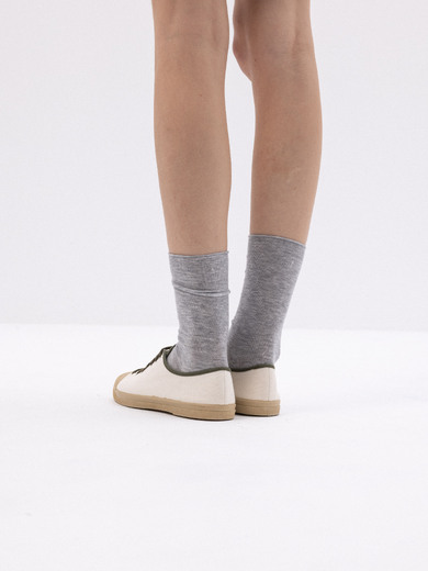 WOMEN'S BOXING LACE-UP TENNIS SHOES -  Ecru , Tennis & Shoes Bensimon
