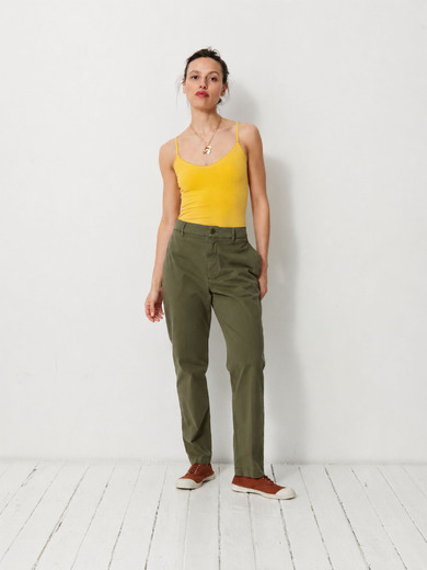 BEGONIA TROUSERS -  Khaki , Ready-to-wear Bensimon