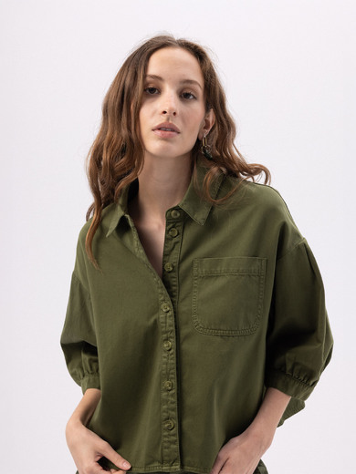 PRETTINA SHIRT -  Khaki , Ready-to-wear Bensimon