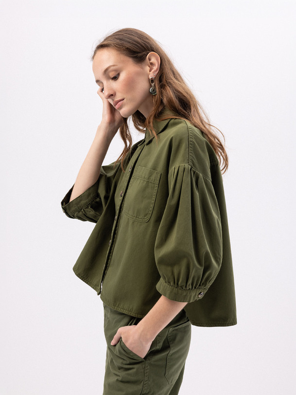 PRETTINA SHIRT -  Khaki , Ready-to-wear Bensimon