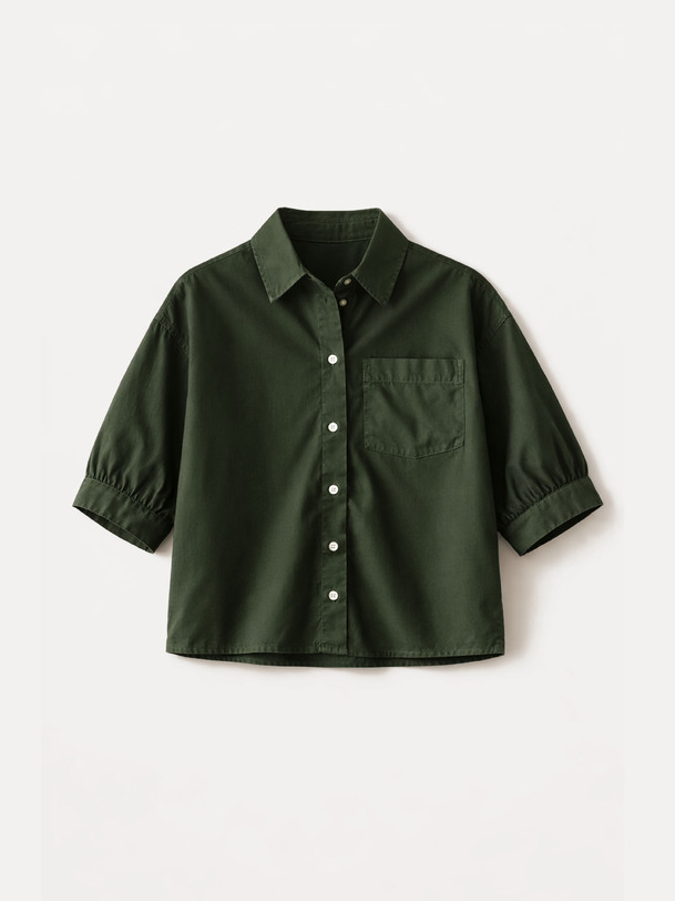 PRETTY SHIRT -  Khaki , Ready-to-wear Bensimon