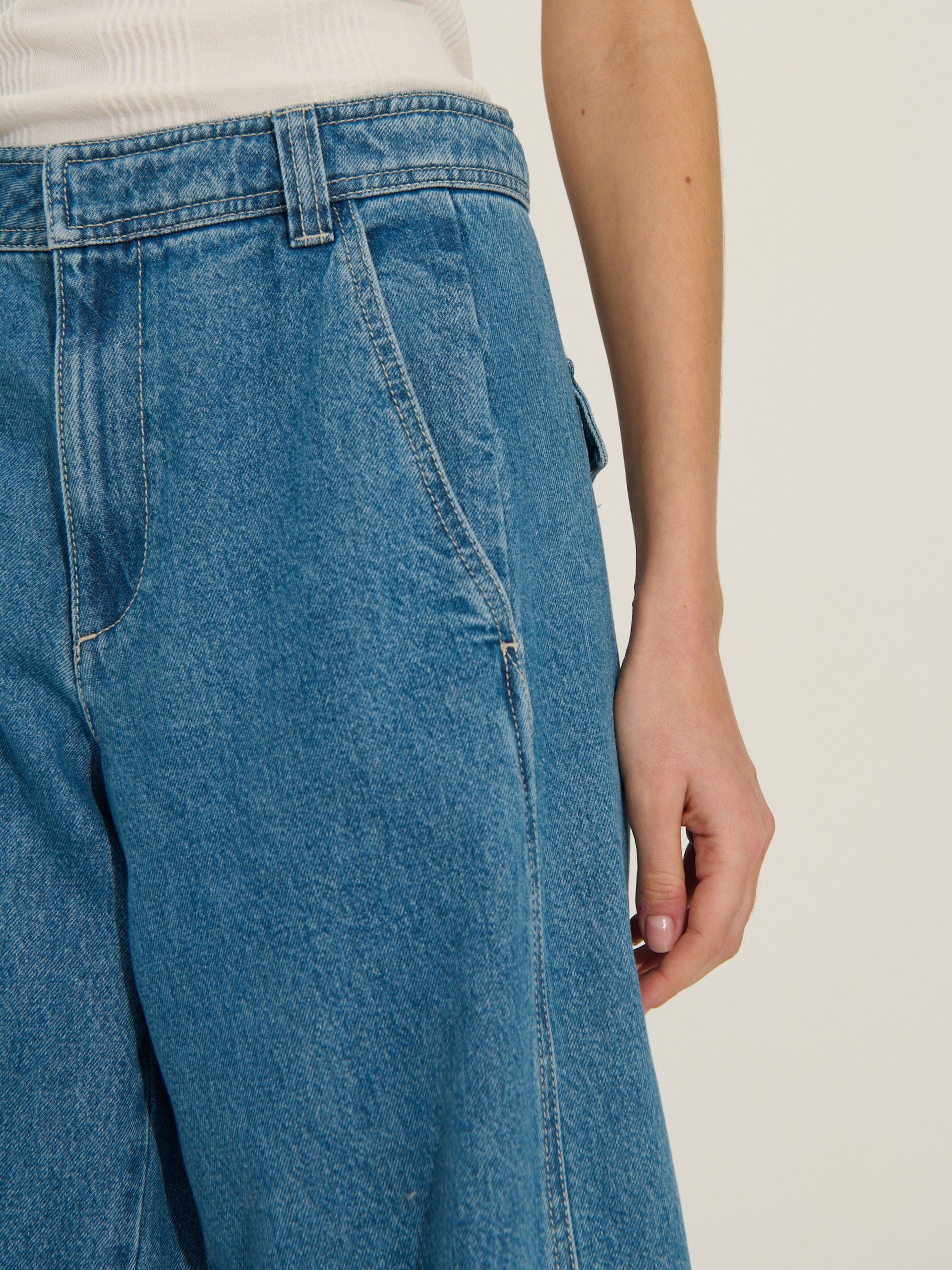 PERINE TROUSERS -  Denim , Ready-to-wear Bensimon