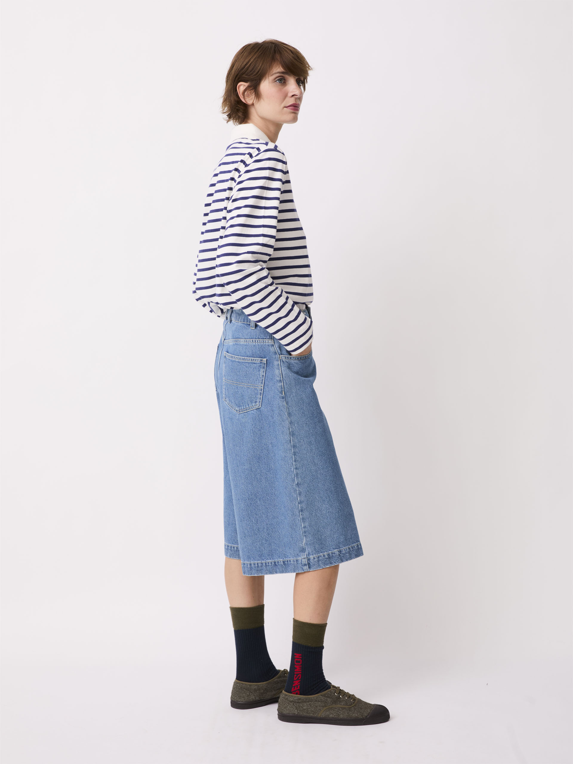 PAGA BERMUDA SHORTS -  Denim , Ready-to-wear Bensimon