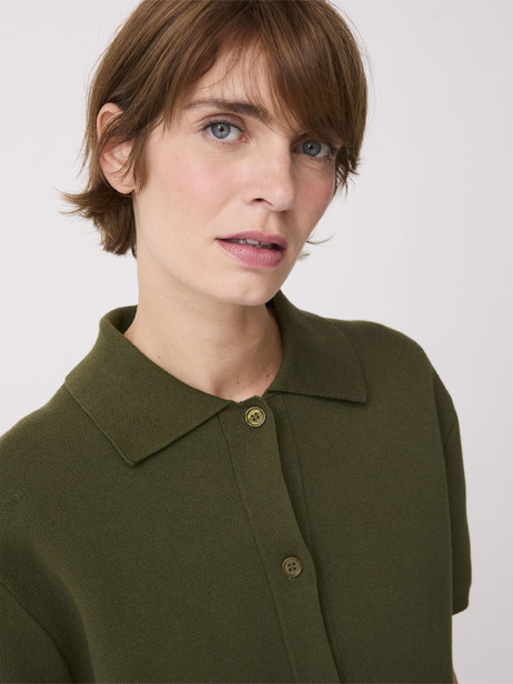 PHILOMENE POLO -  Khaki , Ready-to-wear Bensimon