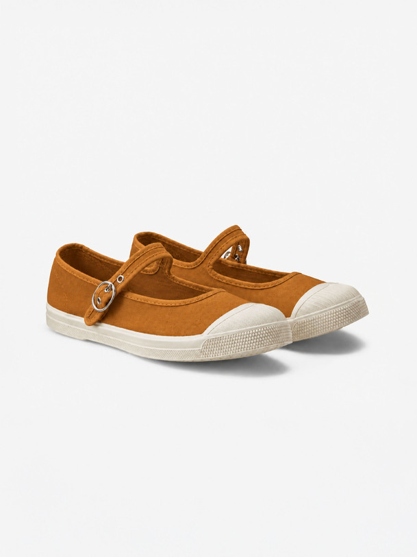 WOMEN'S BABIES TENNIS SHOES -  Mustard , Tennis & Shoes Bensimon