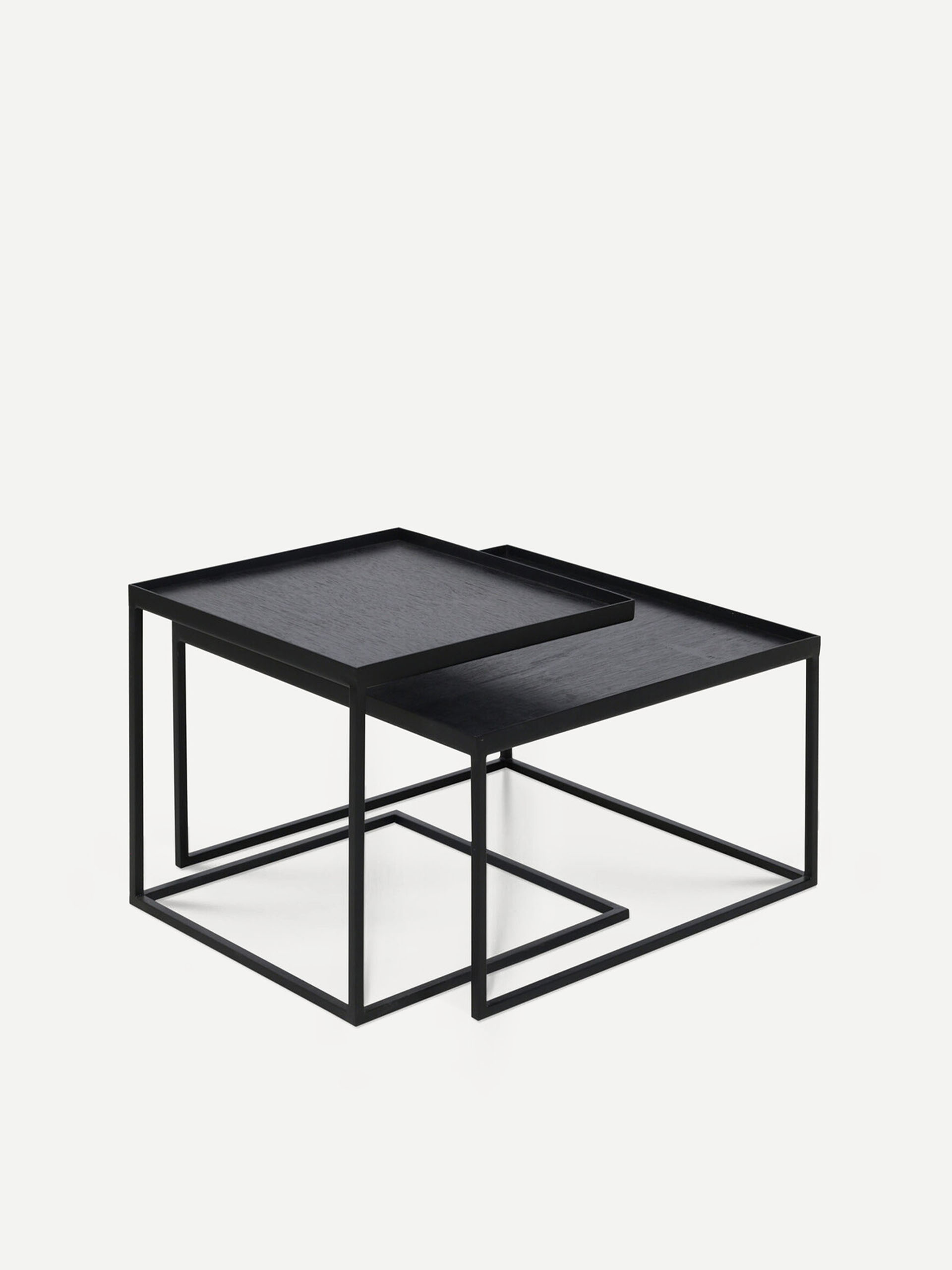 TABLE BASSE PLATEAU CARRE -  Black , z_offline Bensimon