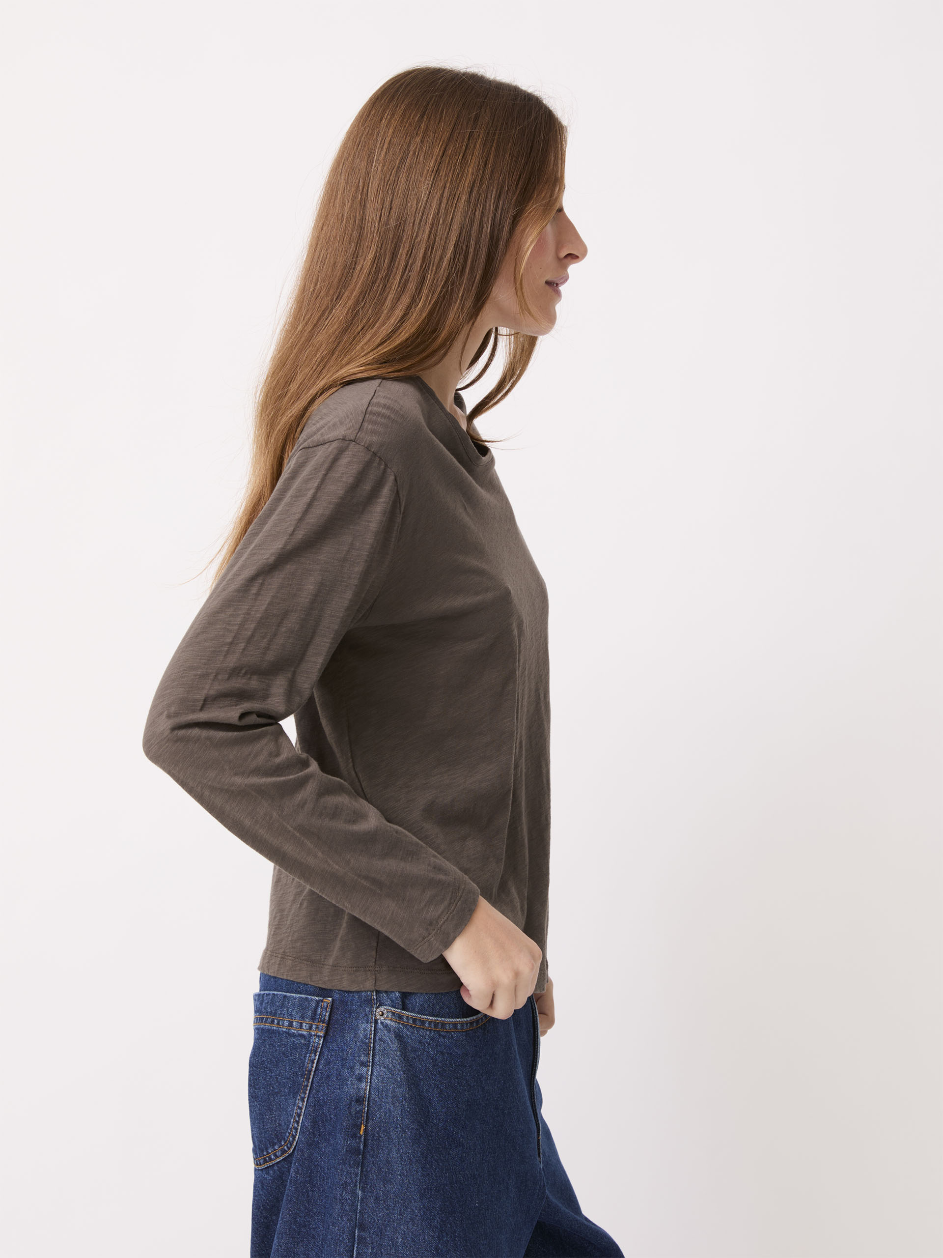T-SHIRT JULY ML -  Brun , Ready-to-wear Bensimon