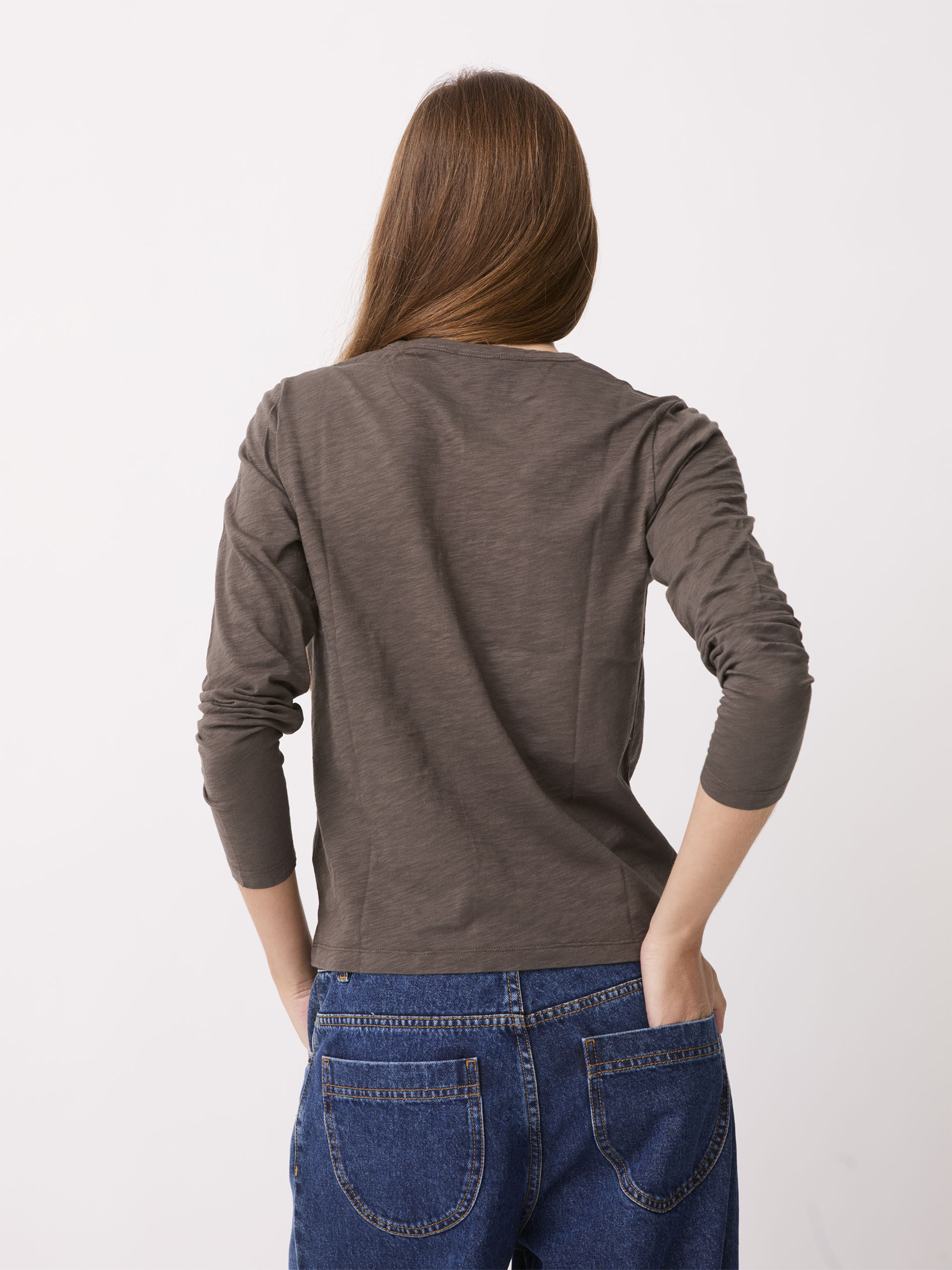 T-SHIRT ALEXANDRA -  Brun , Ready-to-wear Bensimon
