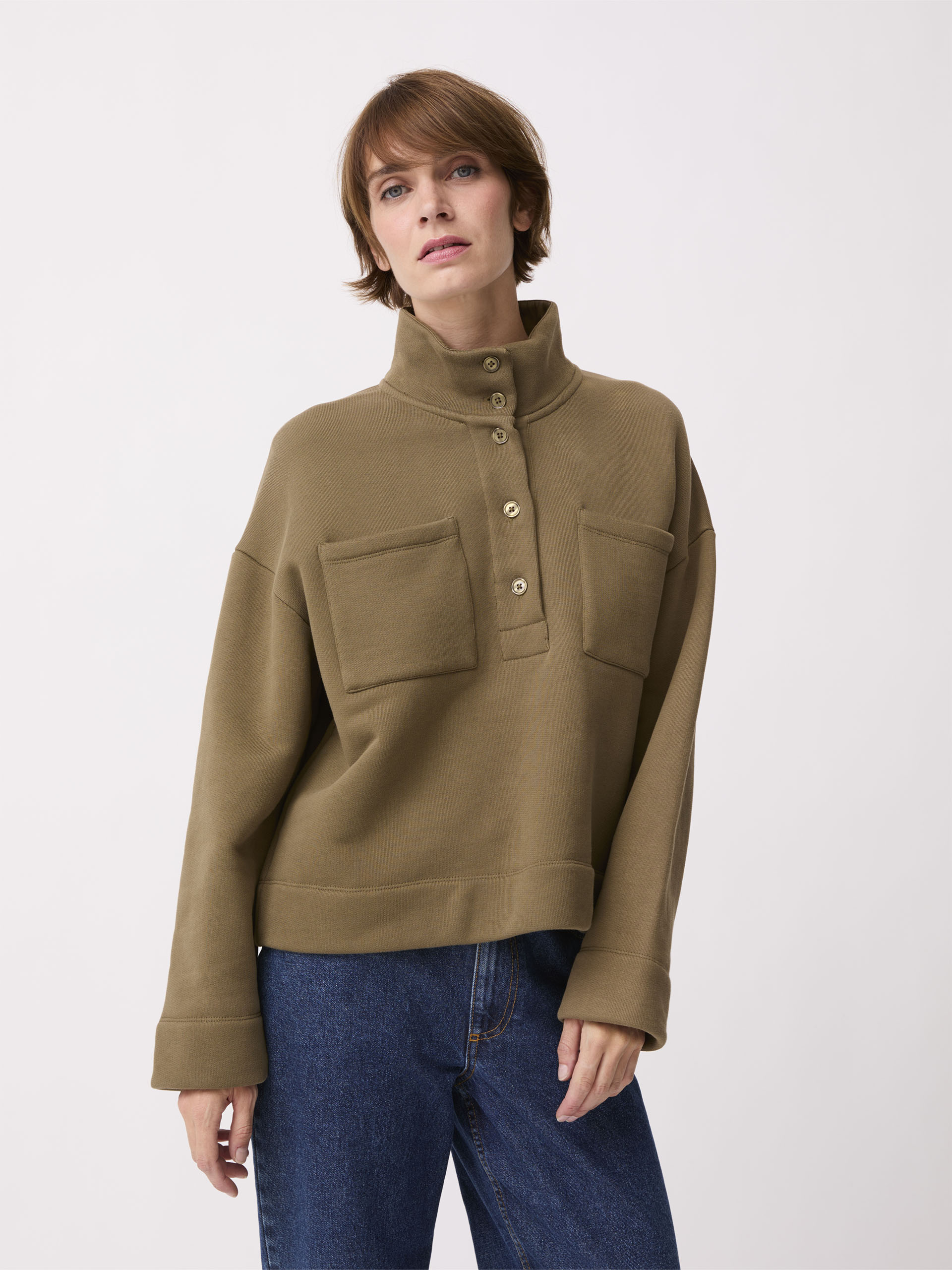 SWEAT REINA -  Khaki , Ready-to-wear Bensimon