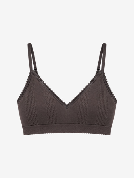 BRALETTE -  Chocolate , Ready-to-wear Bensimon