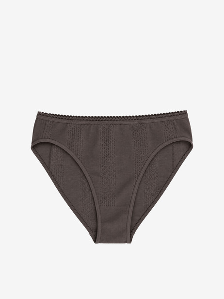 PANTIES -  Chocolate , Ready-to-wear Bensimon