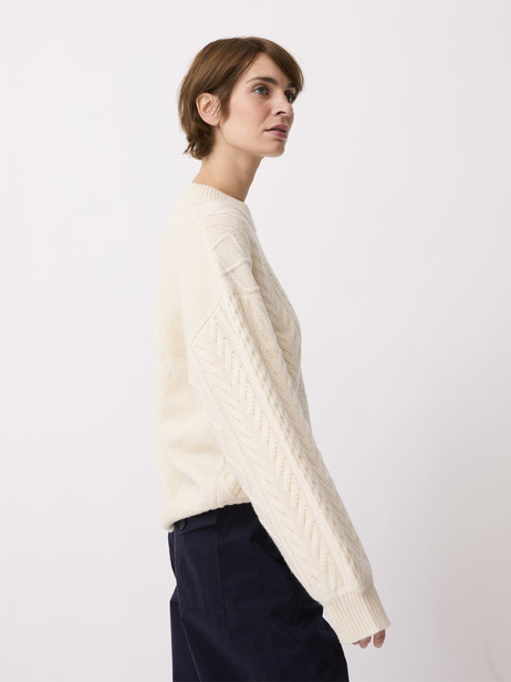 PULL RIHANNA -  Ecru , Ready-to-wear Bensimon 