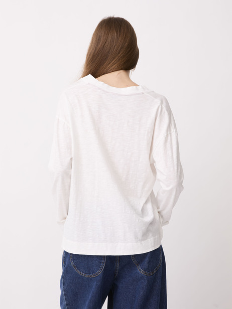T-SHIRT PETRUSO -  Ecru , Ready-to-wear Bensimon