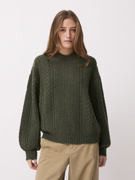 PULL RIHANNA -  Khaki , Ready-to-wear Bensimon